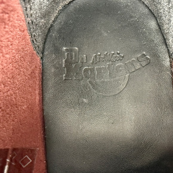 Dr. Martens Burgundy Leather Kiltie Bit Loafers - Picture 6 of 8